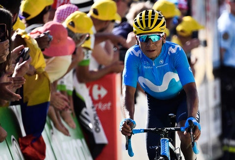 Nairo Quintana, ciclista colombiano al servicio de Movistar Team