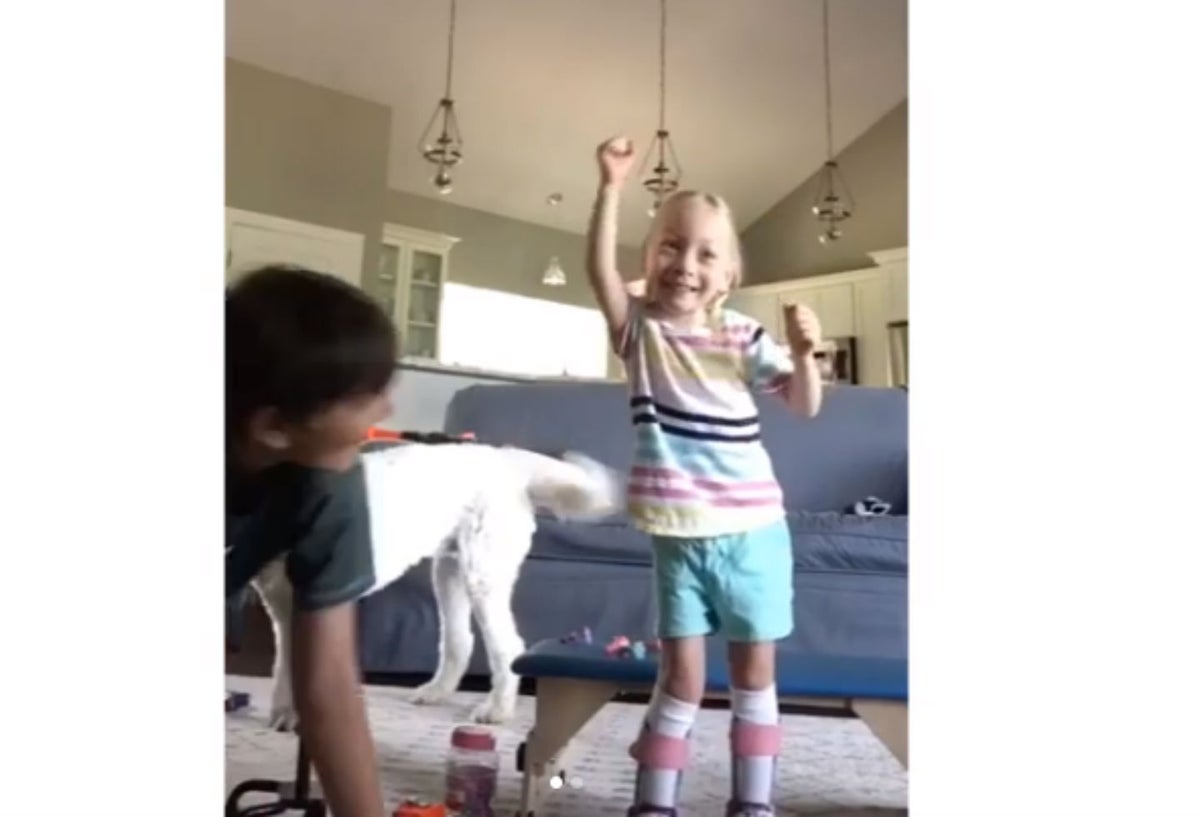 Maya Tisdale, la pequeña que lucha contra la parálisis cerebral
