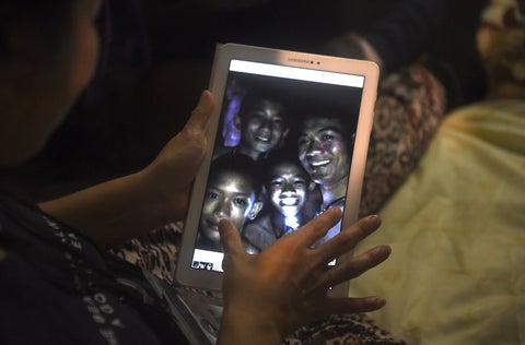 Niños de Tailandia encontrados