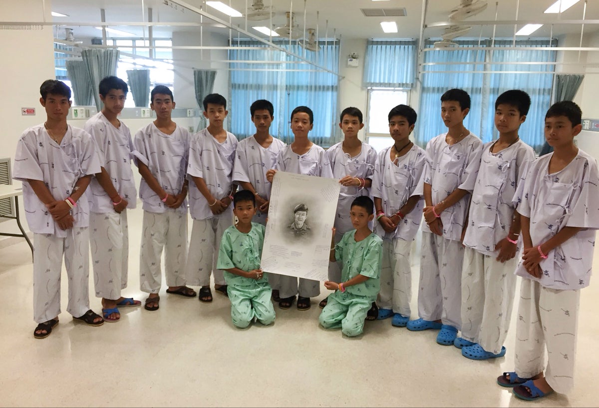 Niños Tailandia rescatados