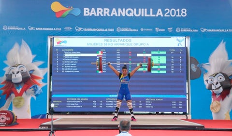 Karool Blanco ganó oro en Levantamiento de Pesas