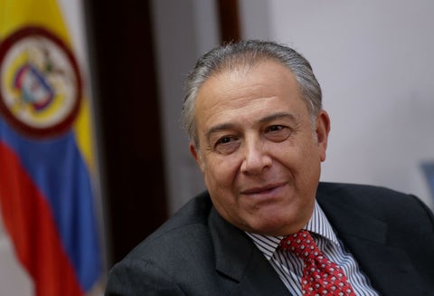 El general (r) Óscar Naranjo, saliente vicepresidente de la República