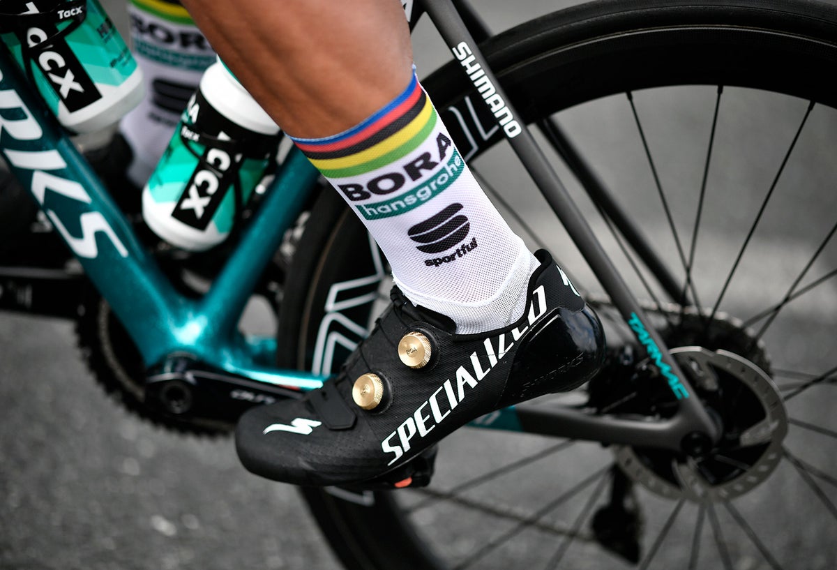 La bicicleta del eslovaco Peter Sagan en el Tour de Francia 2018