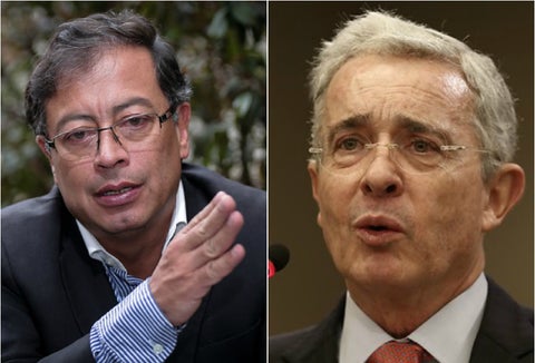 Gustavo Petro y Álvaro Uribe, de nuevo a los estrados judiciales.