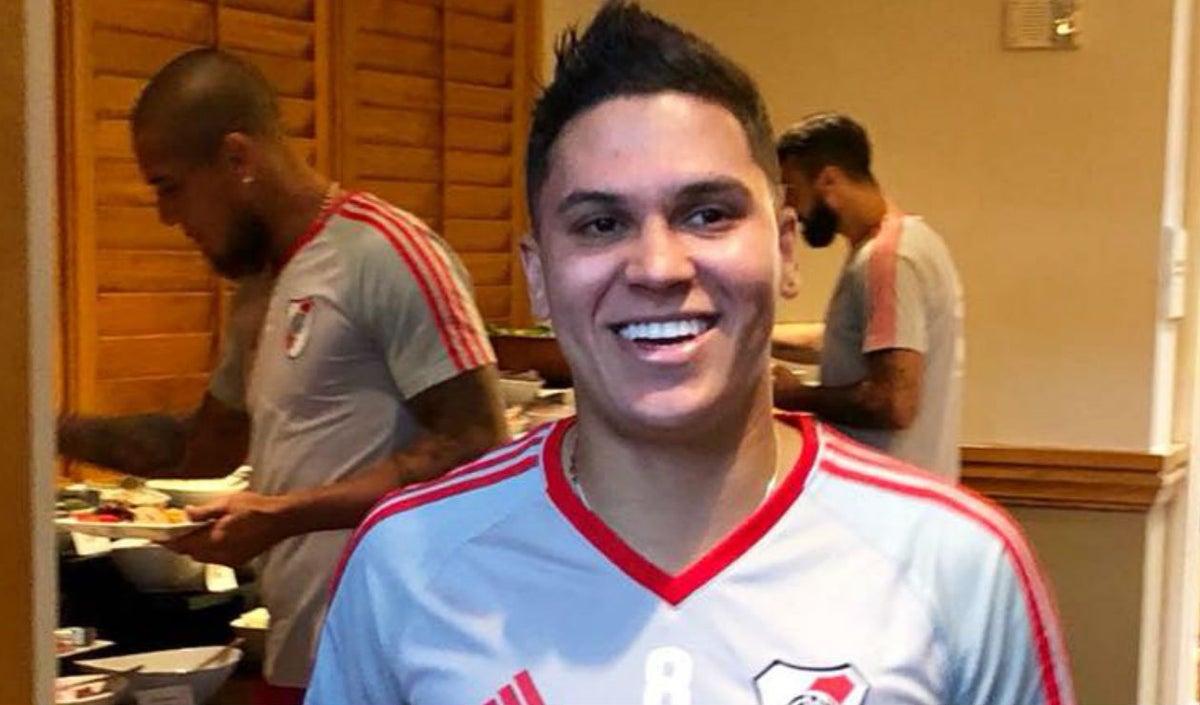 Juan Fernando Quintero está realizando la pretemporada con River Plate