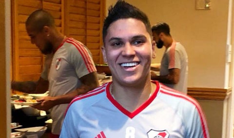 Juan Fernando Quintero está realizando la pretemporada con River Plate