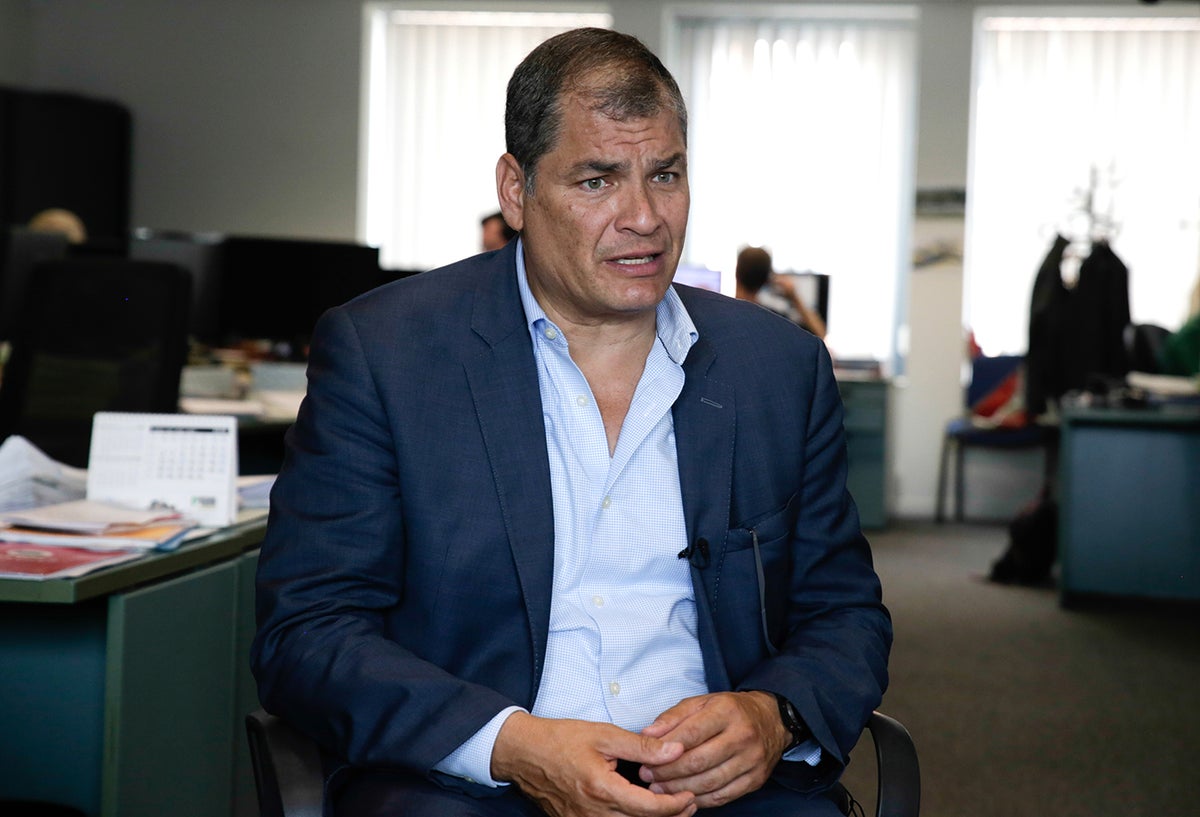 Rafael Correa, expresidente de Ecuador