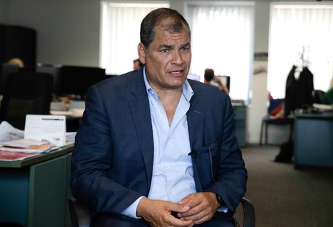 Rafael Correa, expresidente de Ecuador