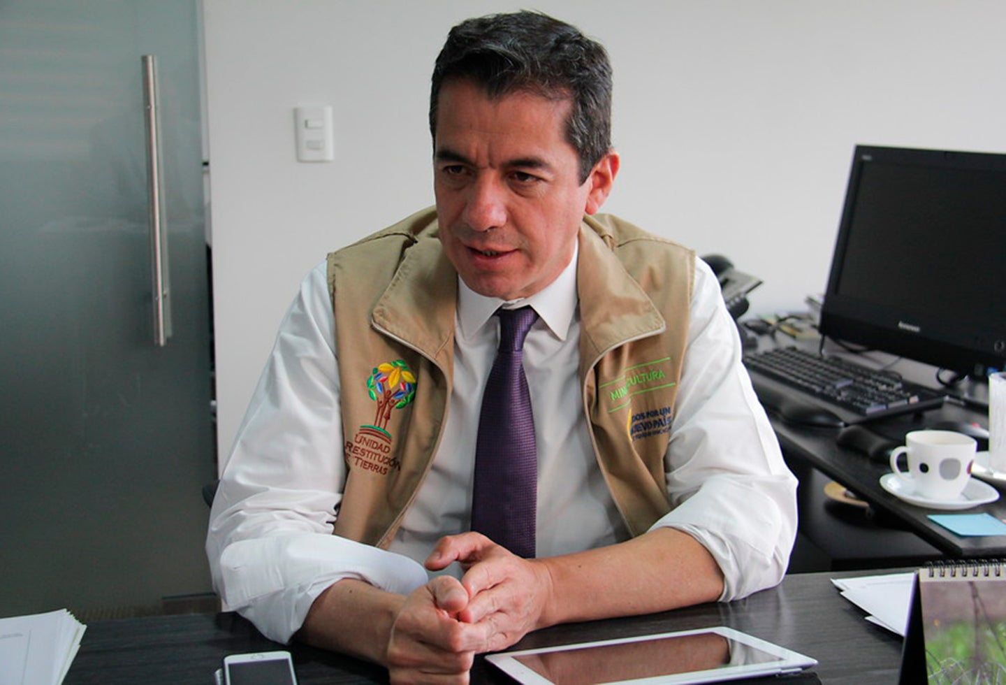 Ricardo Sabogal, director de la Unidad de Restitución de Tierras