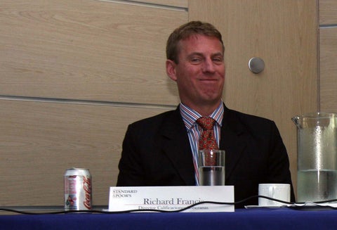 Richard Francis, director de bonos soberanos de América Latina y líder analista de Fitch Ratings de la calificación de Colombia