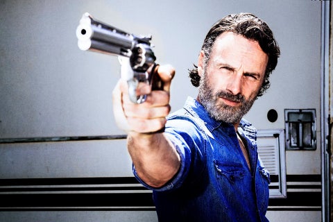 Andrew Lincoln como Rick Grimes en The Walking Dead