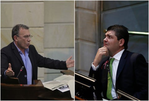 Roy Barreras y Juan Diego Gómez, congresistas