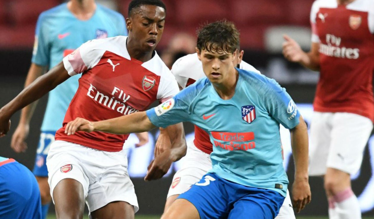 Andrés Solano debut Atlético de Madrid