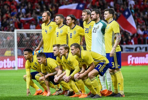 La Selección de Suecia derrotó a Suiza en octavos de final