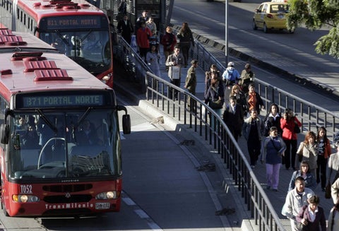 Robos en buses de TransMilenio