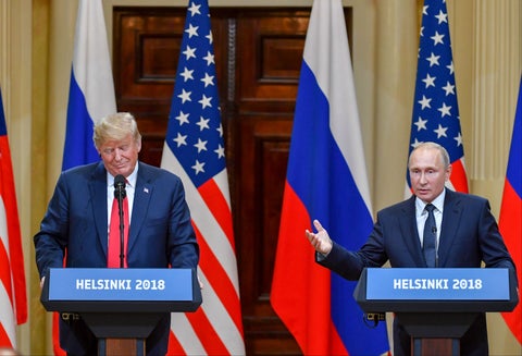 Donald Trump y Vladimir Putin