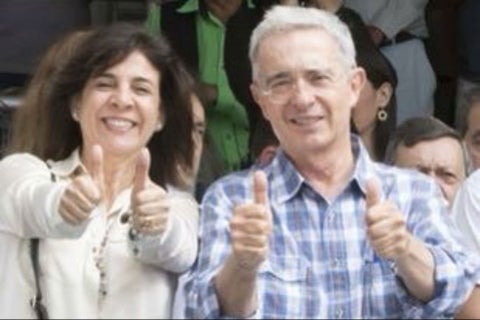 Álvaro Uribe y Milla Romero Soto