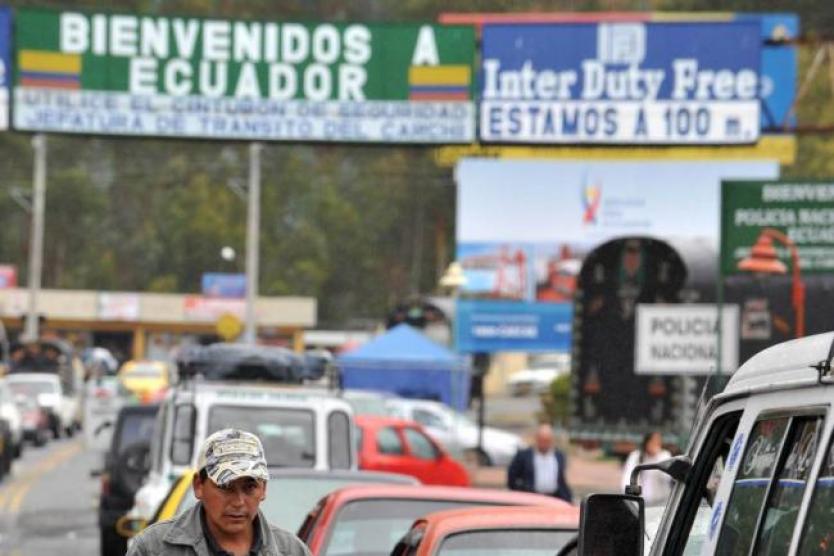 Cuando el bus cruzó la frontera entre Colombia y Ecuador se perdió la comunicación.