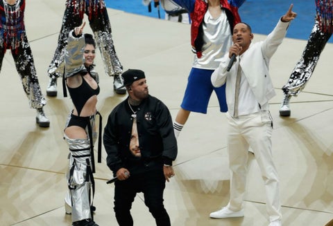 Will Smith y Nicky Jam en cierre del Mundial de Rusia