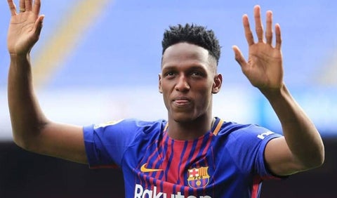 Yerry Mina, incorporado por el Barcelona a comienzo de 2018