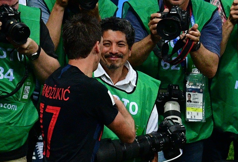 Yuri Cortez, el fotógrafo de la celebración de Croacia