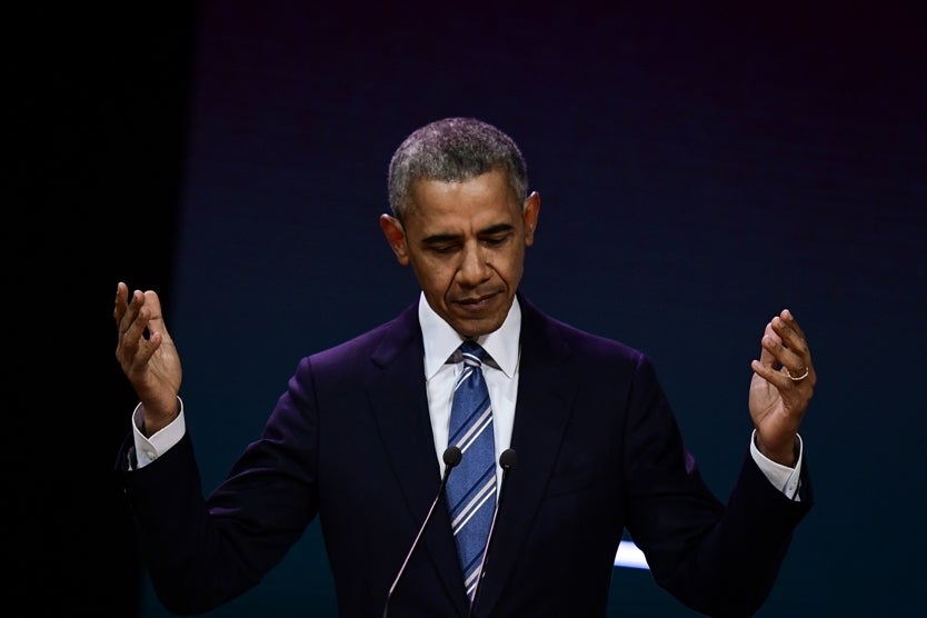 Expresidente de EE.UU. Barack Obama.