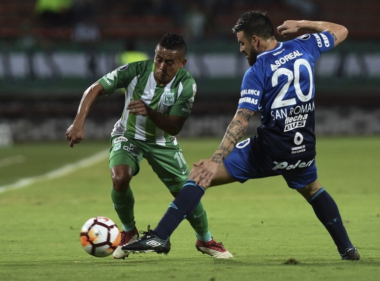 Atlético Nacional vs Tucumán en la vuelta de los octavos de final de la Libertadores