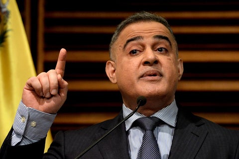 Tarek William Saab, el fiscal de Venezuela que ha denunciado que la oposición recurre habitualmente a 'la violencia'.