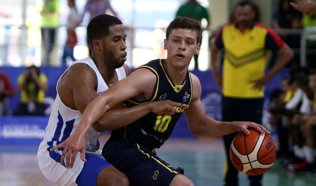 Colombia Vs Puerto Rico en la final de baloncesto en los Juegos Centroamericanos y del Caribe Barranquilla 2018