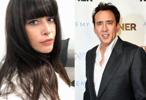 Angie Cepeda y Nicolas Cage