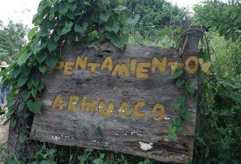 En los alrededores de la Sierra Nevada de Santa Marta se ha ubicado el pueblo arhuaco, que sobrevivió al conflicto armado y hoy se considera uno de los pueblos indígenas más grandes de Latinoamérica