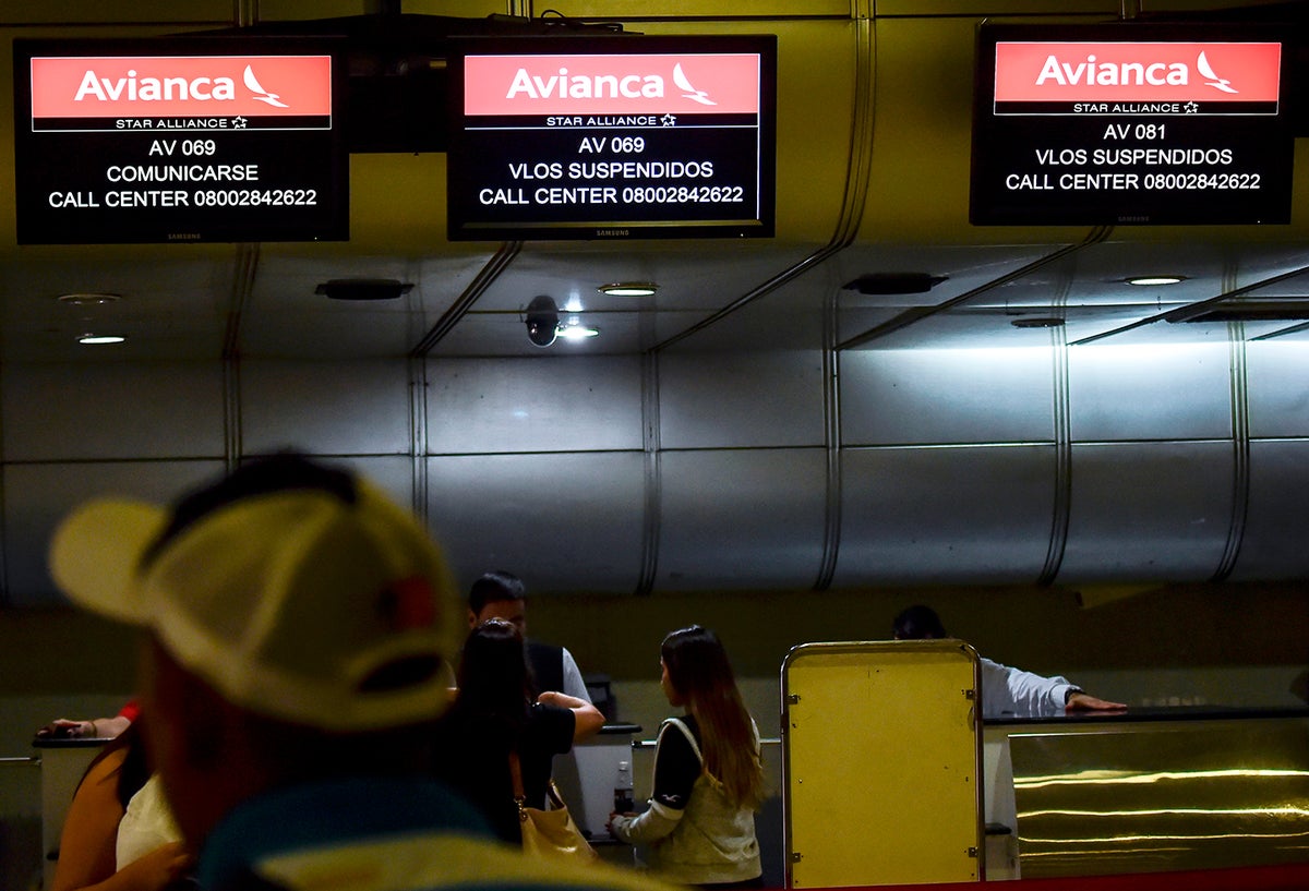 Pasajeros de Avianca afectados por operaciones en Bogotá