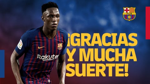 Yerry Mina dejó el FC Barcelona