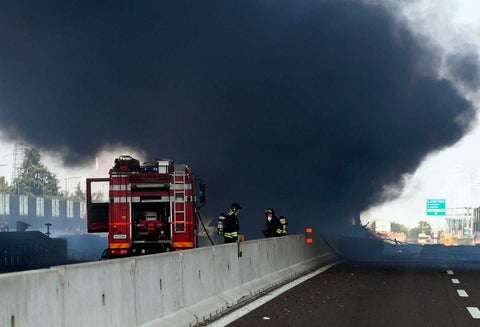 Incendio en Bolonia deja cerca de 55 heridos