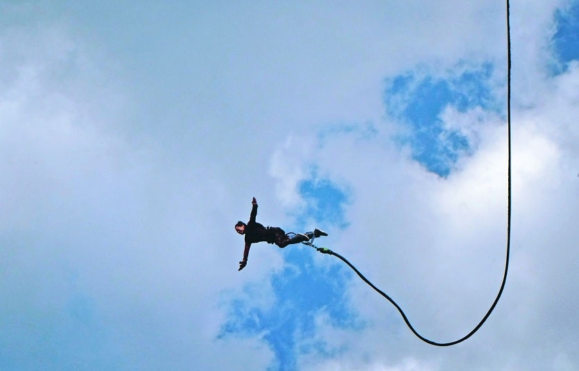 Bungee Jumping sobre el Río Fonce