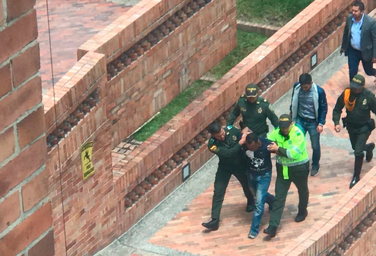 La captura del sospechoso del tiroteo en la Gobernación de Cundinamarca