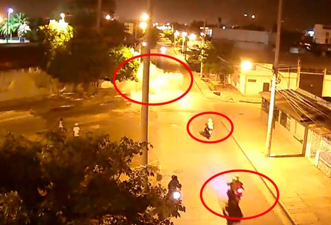 La Policía en Cartagena siguiendo a alias El Papa