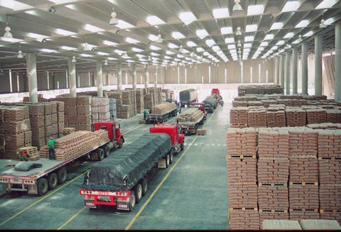 Las instalaciones de Cementos Argos en Cartagena