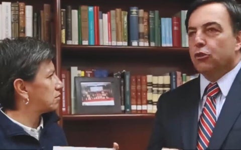 Claudia López y Juan Carlos Galindo