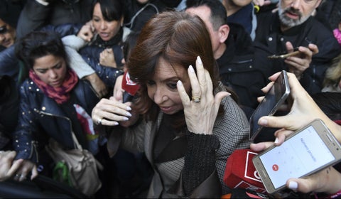 Cristina Fernández expresidenta de Argentina