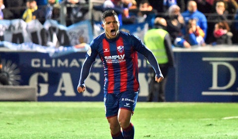 Juan Camilo 'Cucho' Hernández, figura del Huesca de la primera división de España