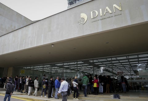 La sede de la Dian en Bogotá