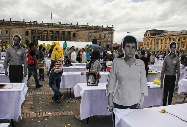 Desaparecidos en Colombia.
