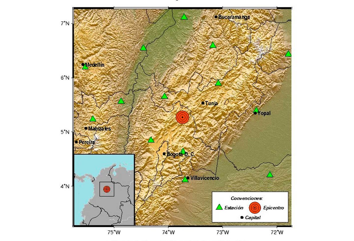 El temblor se sintió en el municipio de Lenguazaque