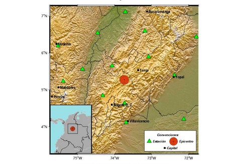 El temblor se sintió en el municipio de Lenguazaque