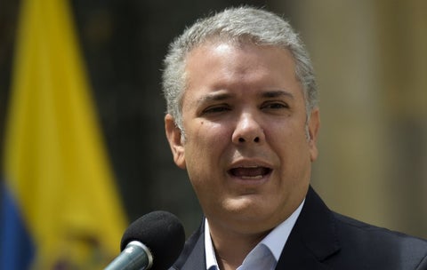 Presidente colombiano Iván Duque