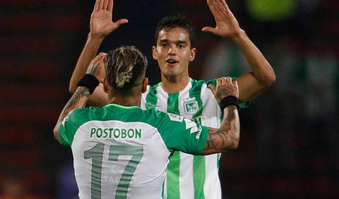 Felipe Aguilar, lesionado con Atlético Nacional en el partido ante Alianza Petrolera