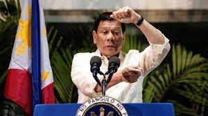 Presidente de Filipinas, Rodrigo Duterte.