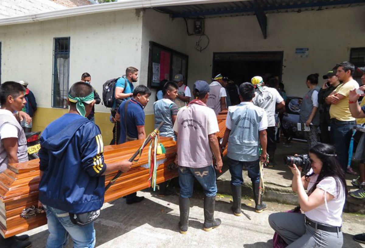 Indígenas asesinados