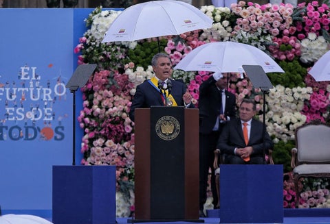 Iván Duque solo mencionó en una ocasión a Álvaro Uribe